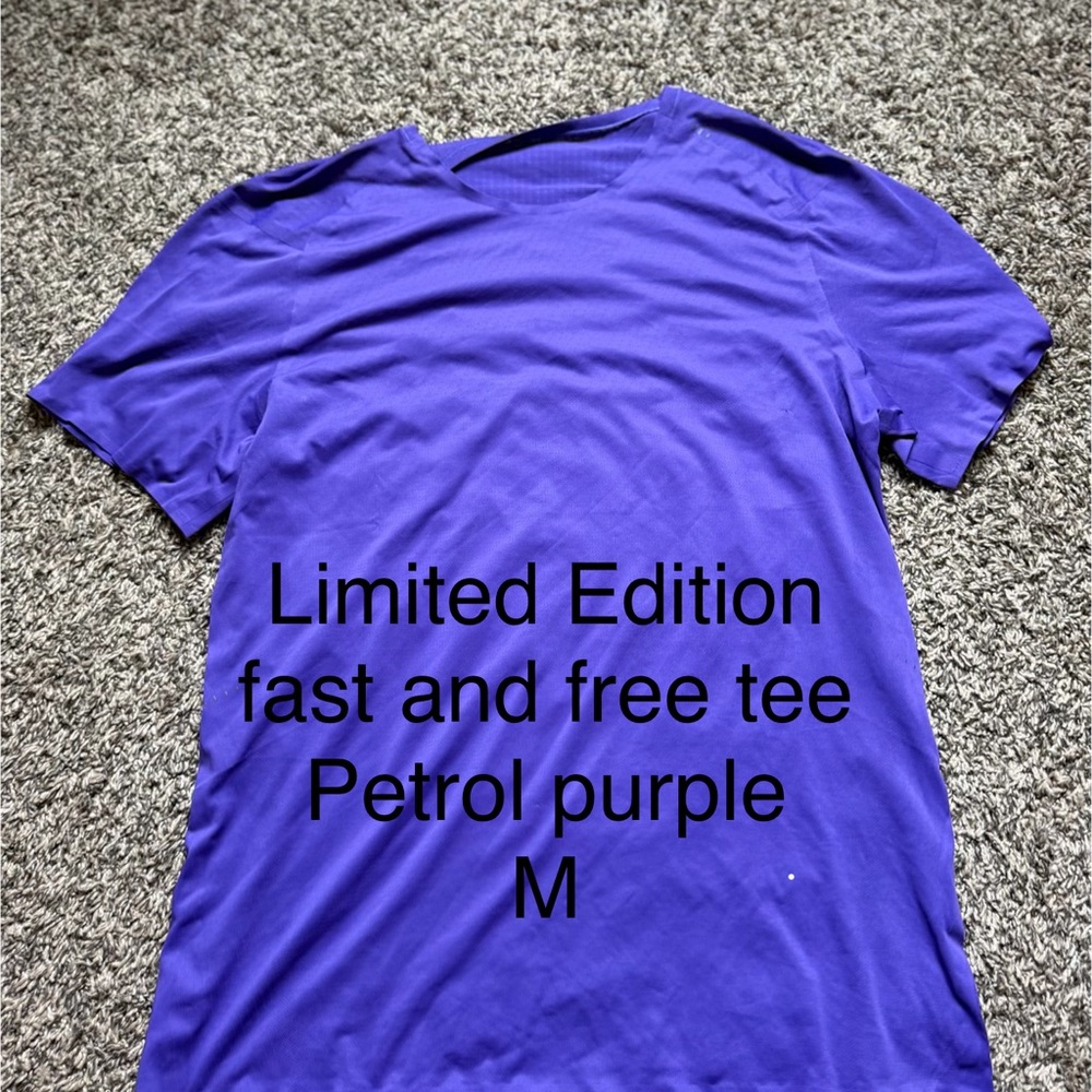 lululemon athletica Petrol Purple Short Sleeve Tee